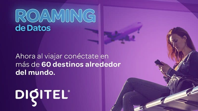 Digitel lanza servicio de Roaming de datos: para mantenerte conectado en más de 60 países