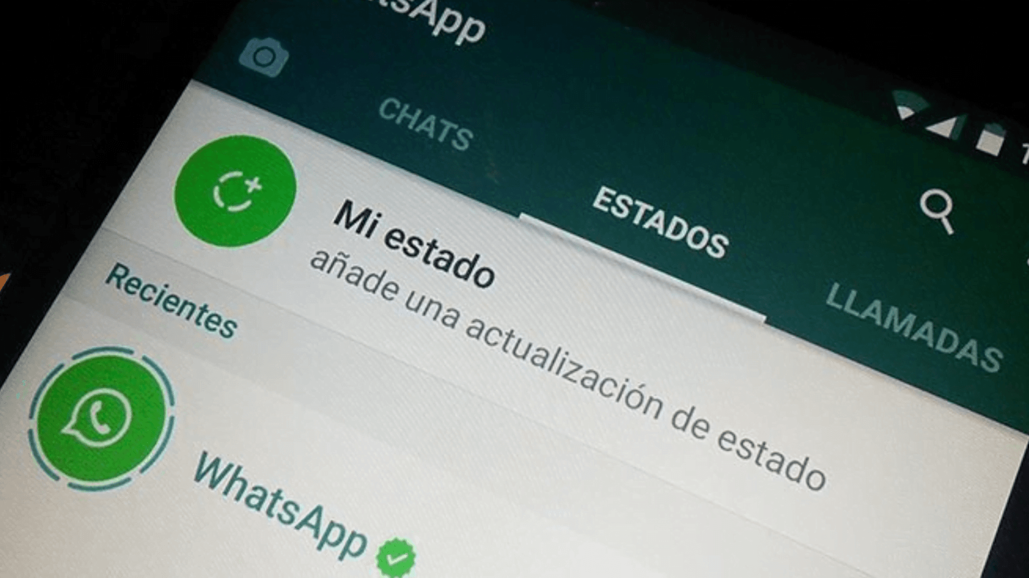 WhatsApp ahora estará en tu pestaña de Estados para informar sobre actualizaciones y novedades.