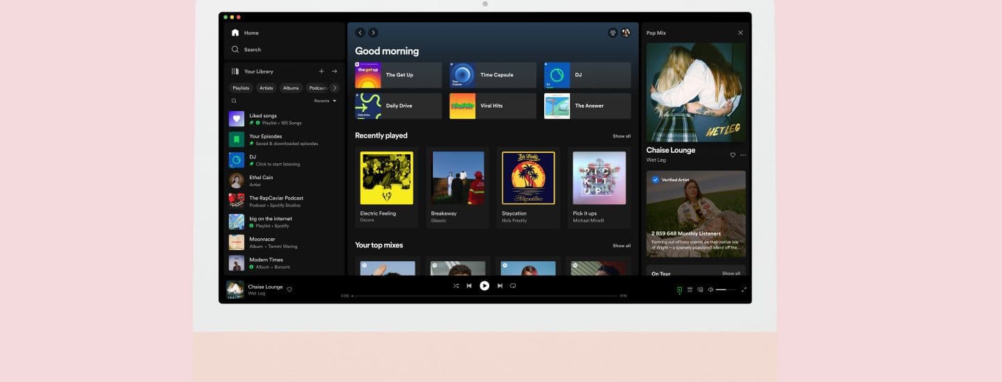 Spotify renueva su aplicación de escritorio con emocionantes novedades
