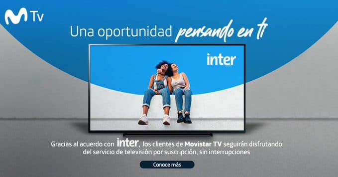Movistar e Inter alcanzaron un acuerdo para la continuidad del servicio Movistar TV en Venezuela