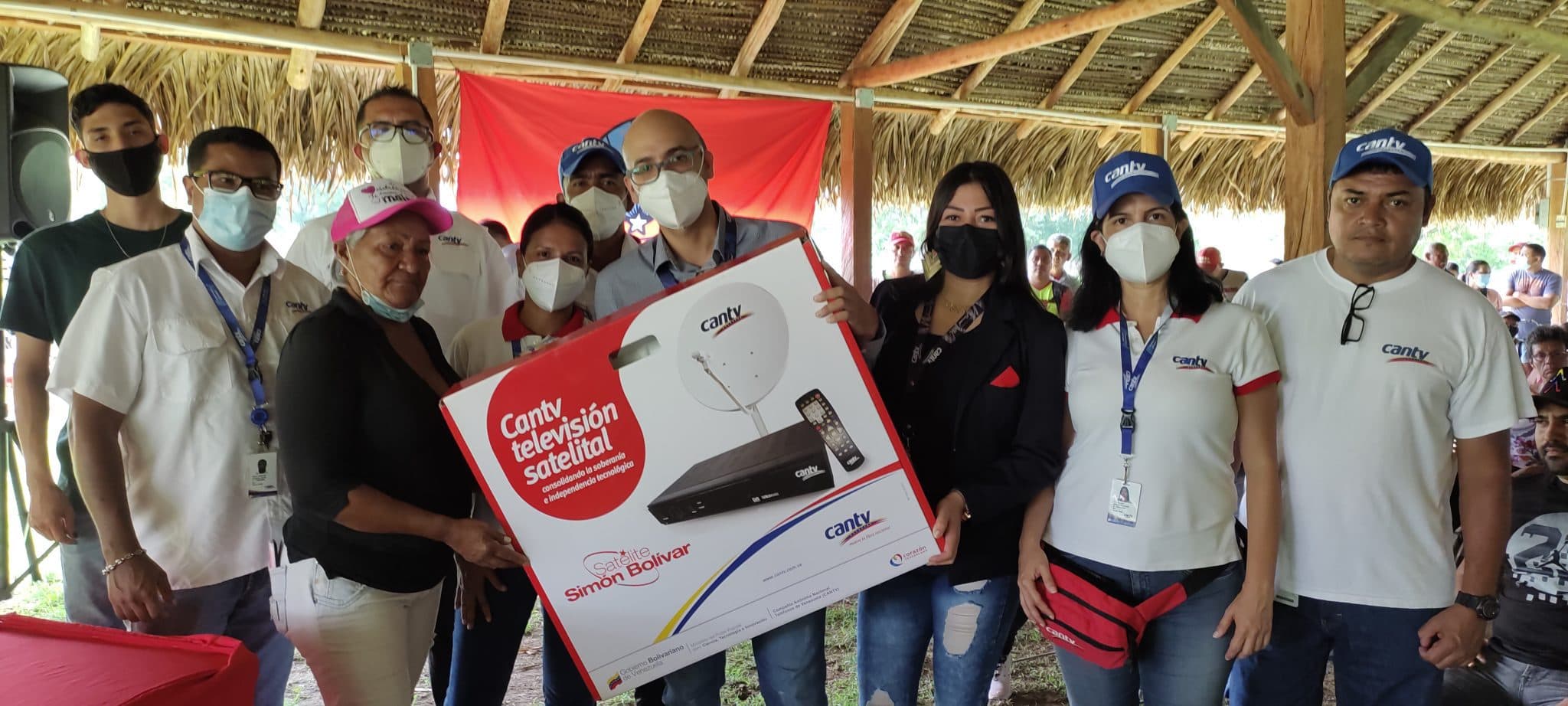 Cantv Televisión Satelital llegó a 800 hogares de zonas rurales de Lara