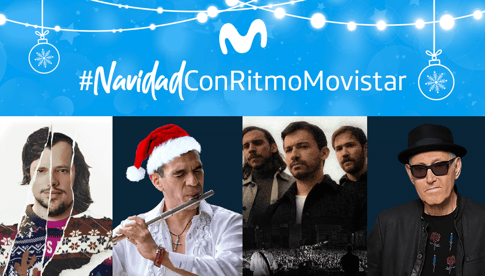Movistar patrocina agenda musical para esta Navidad