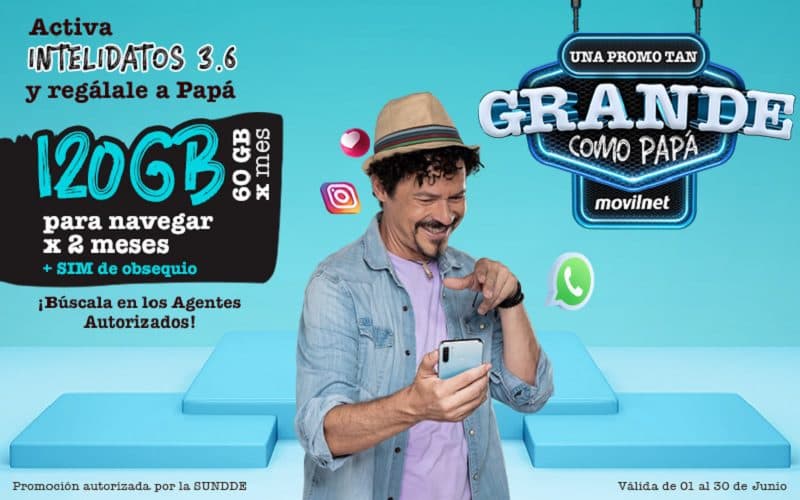 Movilnet trae promoción por el día del padre, conoce todos los detalles