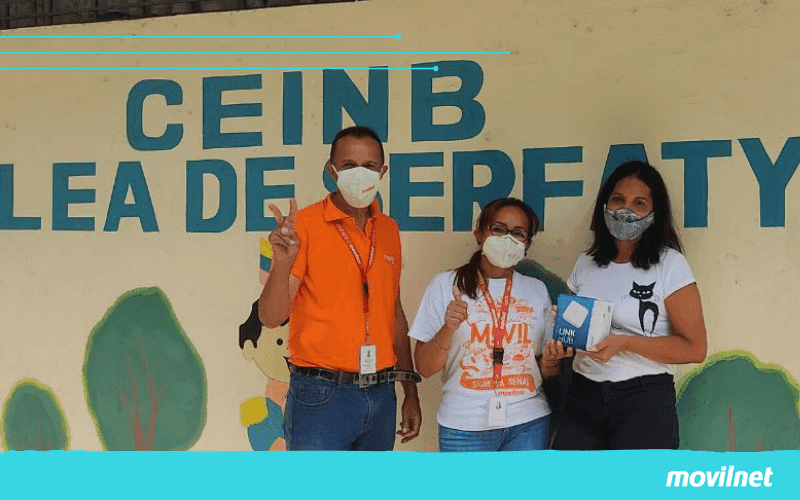 Movilnet incorpora cinco escuelas al Plan de Internet para las Escuelas