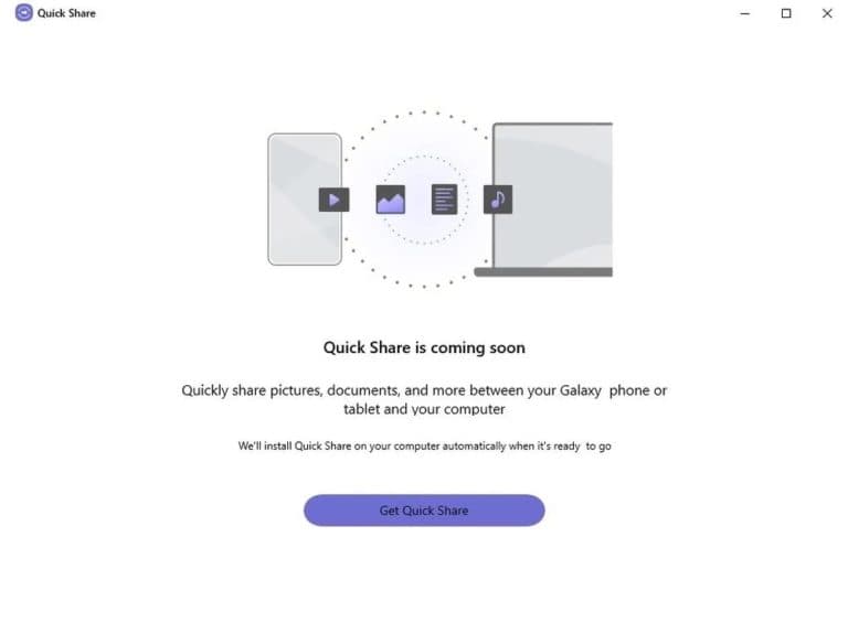 Samsung se prepara para lanzar Quick Share para Windows 10 y hacerle competencia a AirDrop