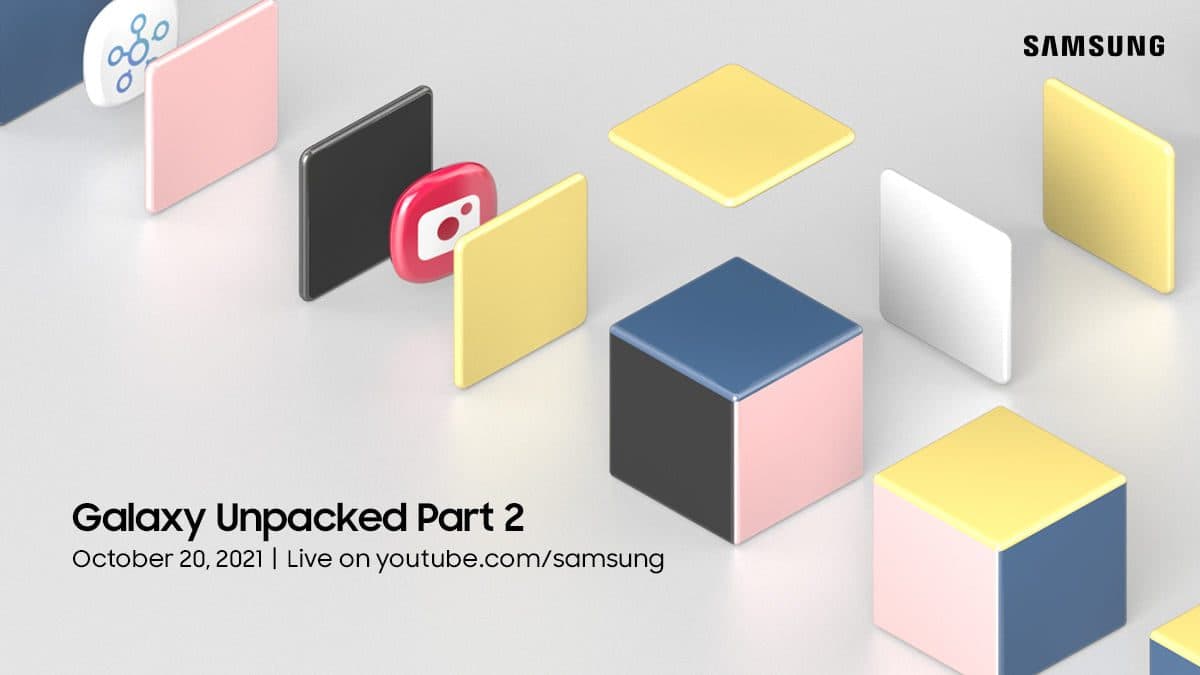 Samsung: Galaxy Unpacked parte 2 será este 20 de octubre