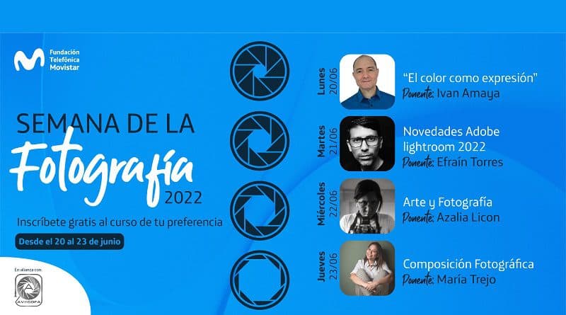 Movistar junto AVECOFA ofrecen talleres de fotografía