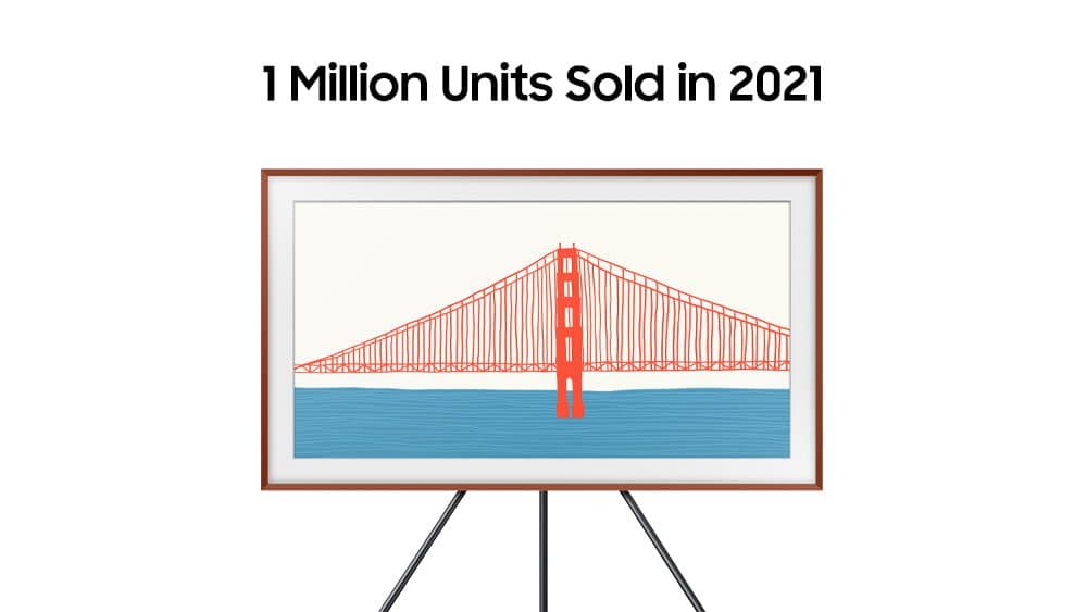 Samsung Electronics vendió un millón de televisores The Frame en 2021