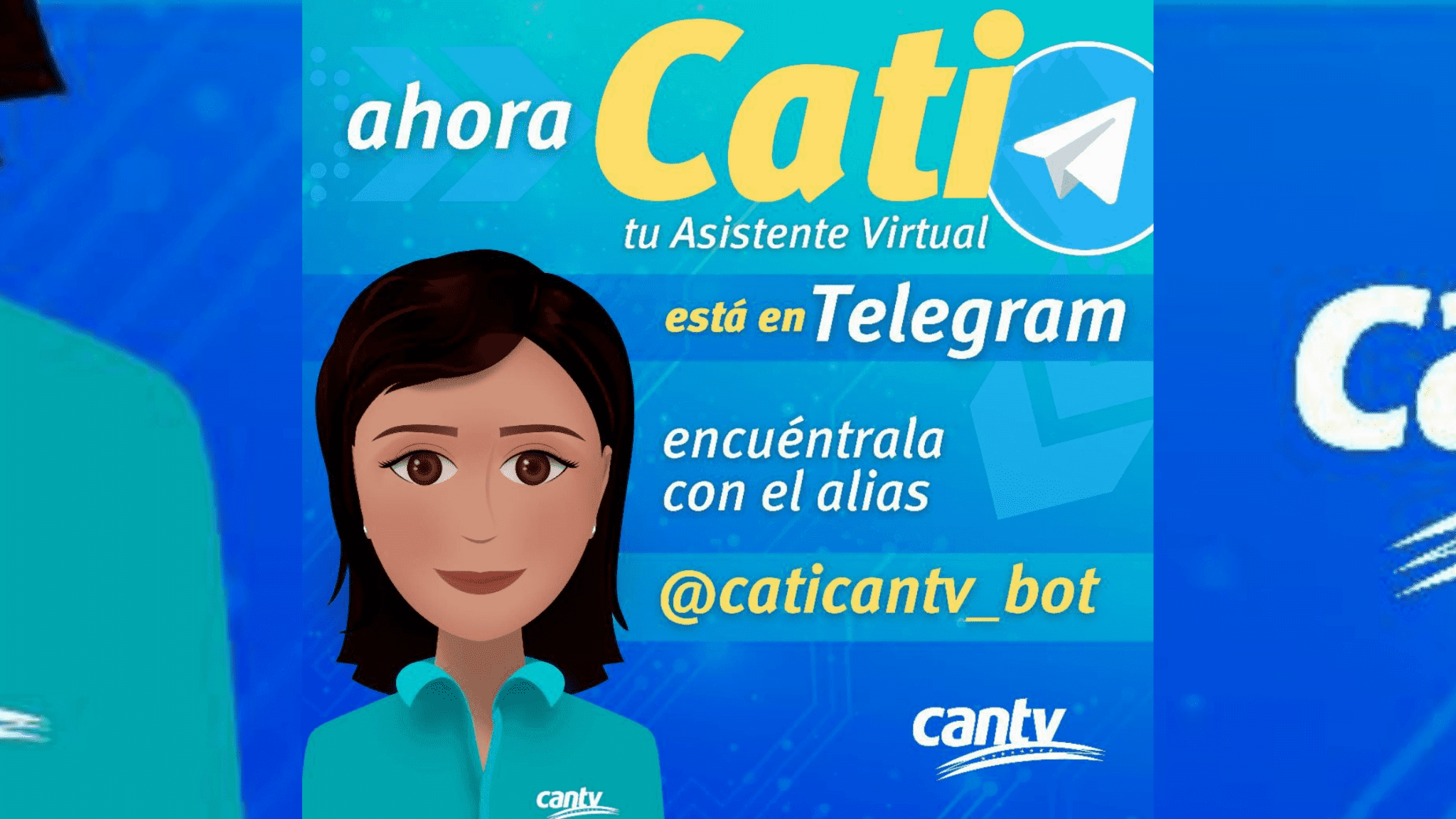 Cati, el asistente virtual de Cantv llegó a Telegram