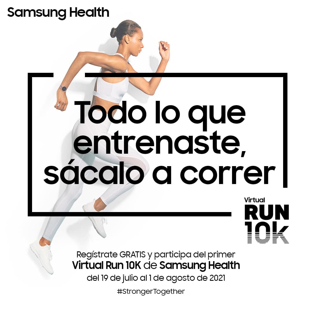 Participa en la carrera virtual 10K de Samsung y gana un Galaxy Watch3