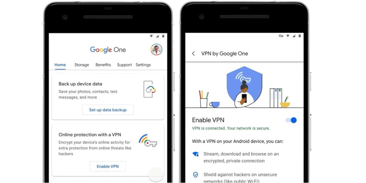 VPN de Google One disponible para todos sus suscriptores: mayor seguridad