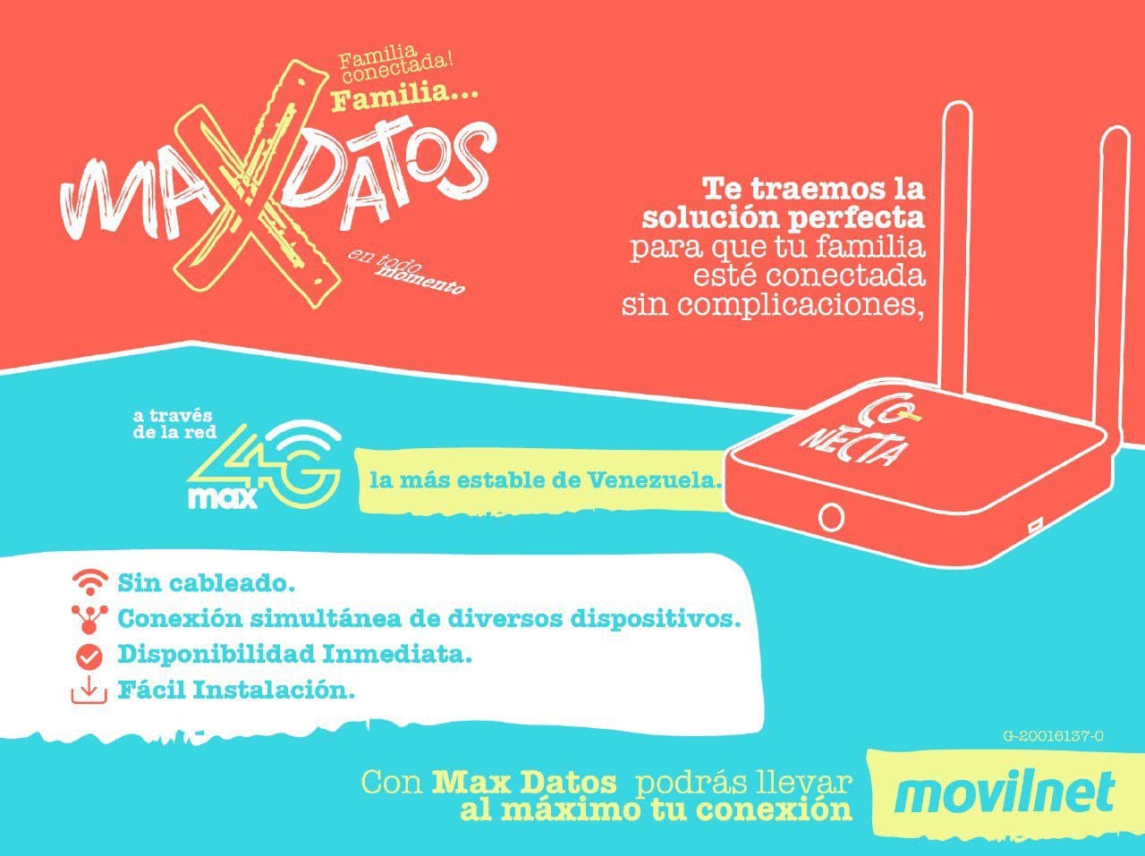 Movilnet trae MaxDatos: Modem 4G para el hogar