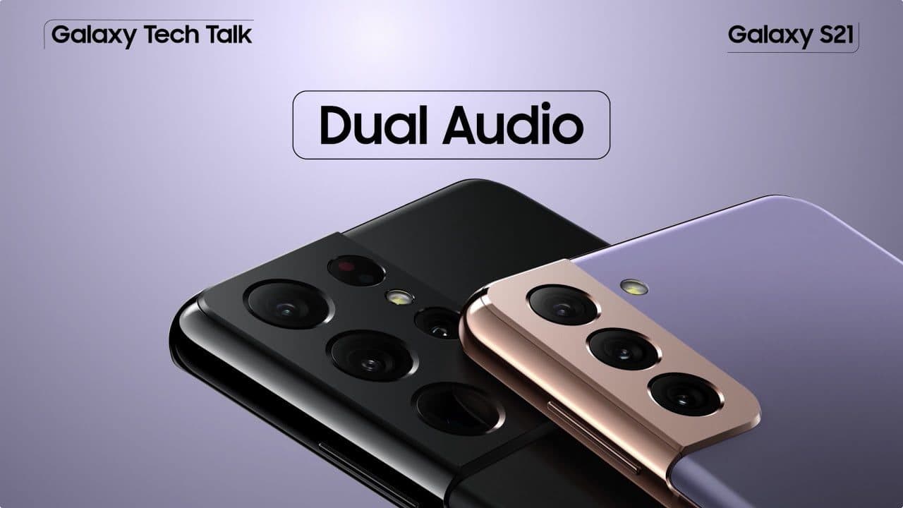 Tecnología Dual Audio del Samsung Galaxy S21 permite escuchar música en más de un dispositivo a la vez