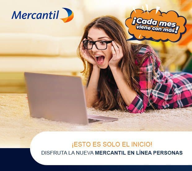 Banco Mercantil cuenta con nueva apariencia en su plataforma Mercantil en Línea Personas
