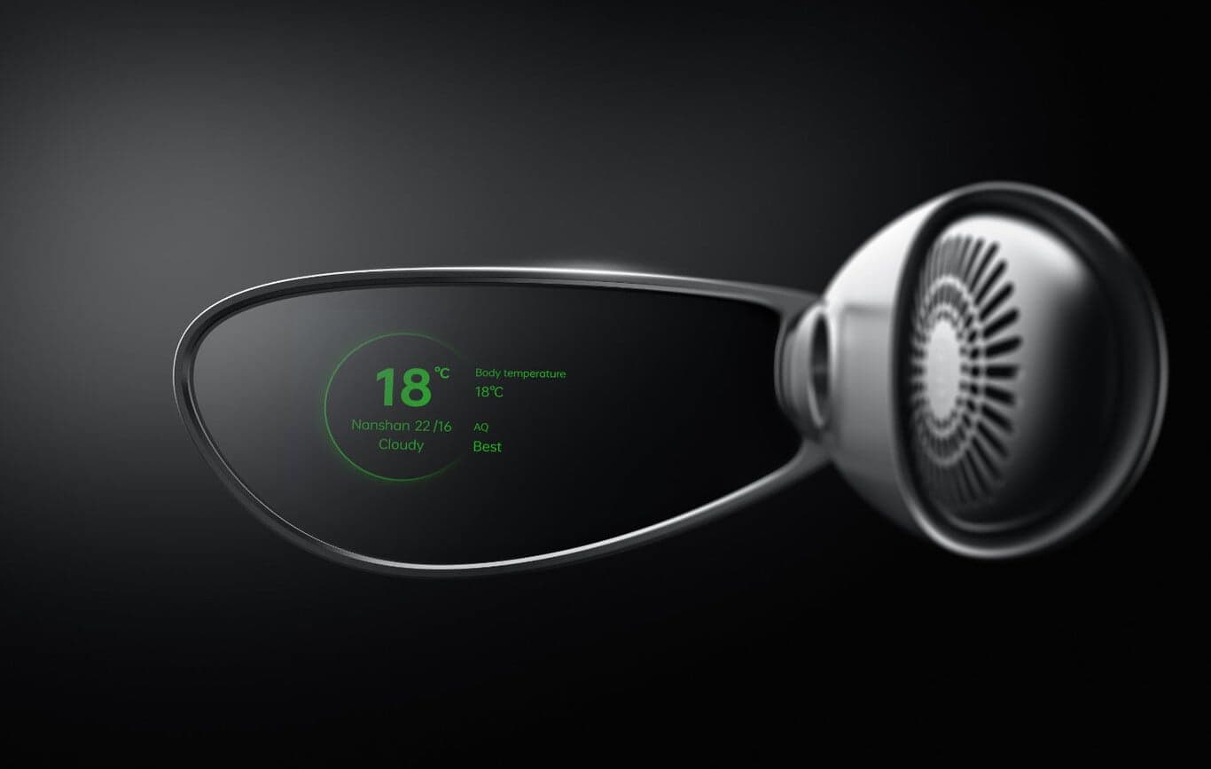 OPPO presenta sus Air Glass, unos lentes de realidad asistida que llegarán en 2022