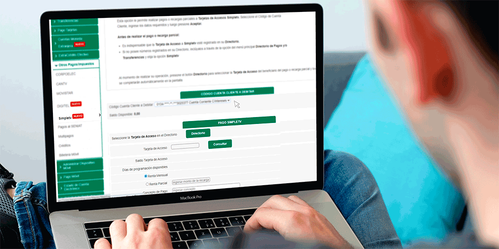 Banesco incorpora a SimpleTV como nueva opción de pago en línea