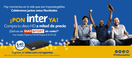 Inter: Promo ¡Pon Inter Ya!, esta Navidad