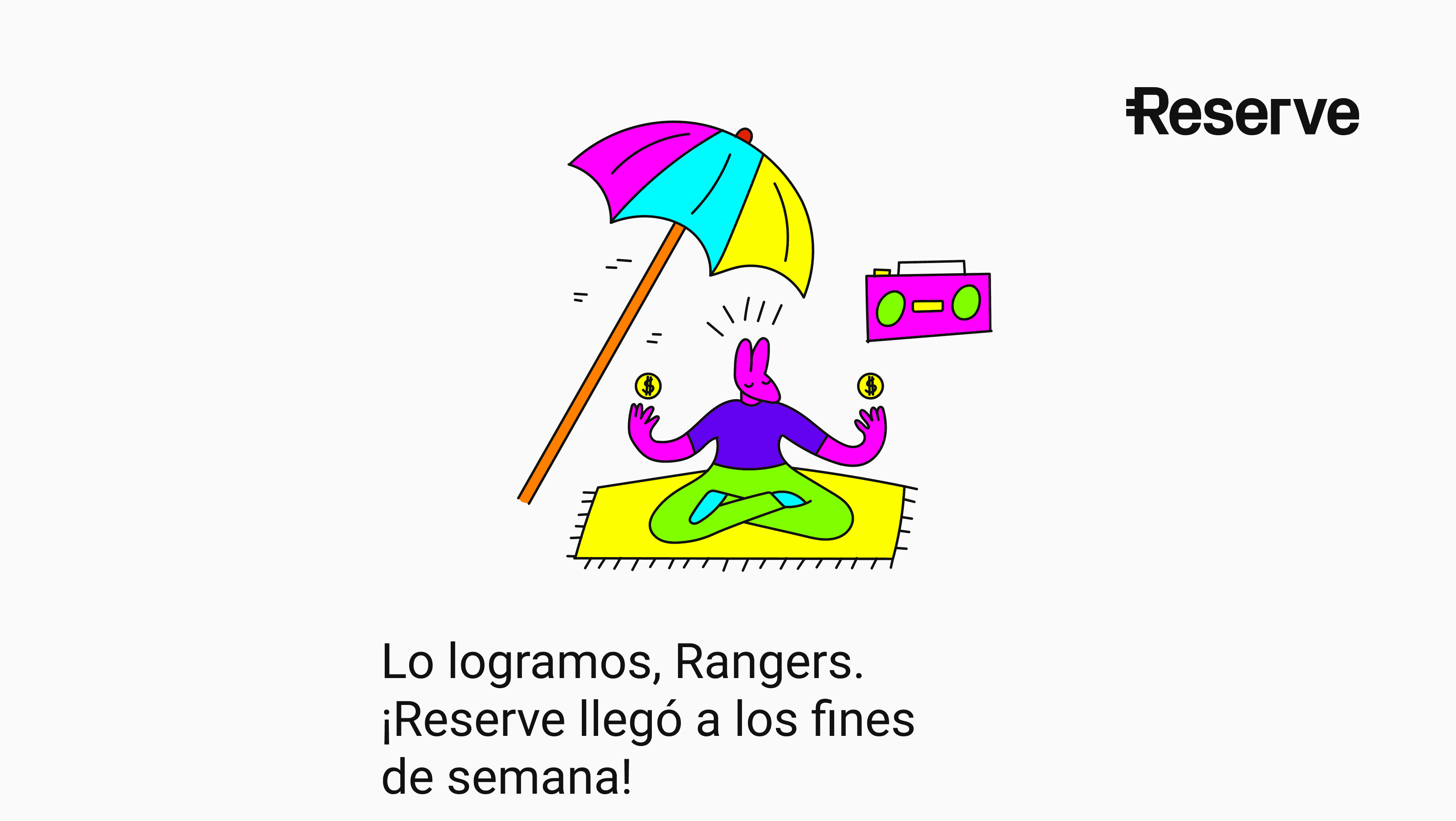 Reserve ahora permite cargas y retiros los fines de semana