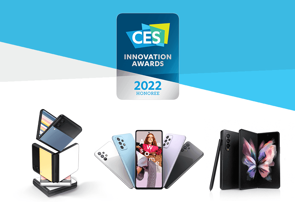 Consumer Technology Association honra a Samsung con 43 premios de innovación CES 2022 por diseño e ingeniería distintivos