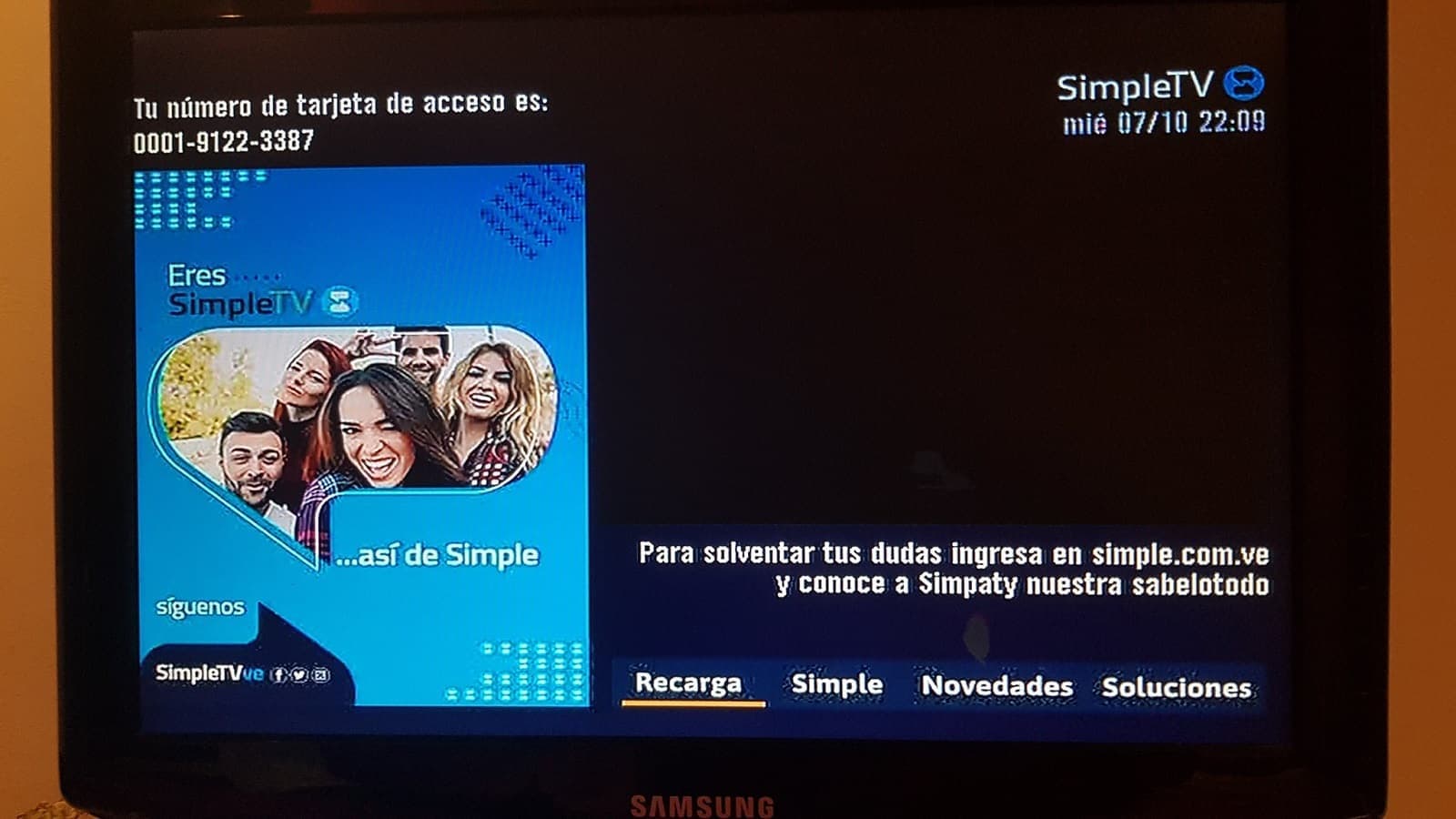 SimpleTV mejora su servicio de autogestión: MI SIMPLE permite modificar y agregar otros decos.