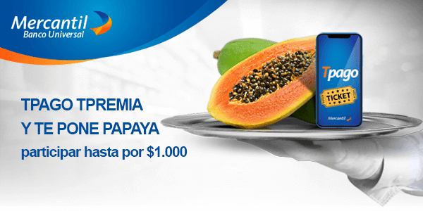 Mercantil: puedes ganar hasta 1000 dólares con Tpago Tpremia