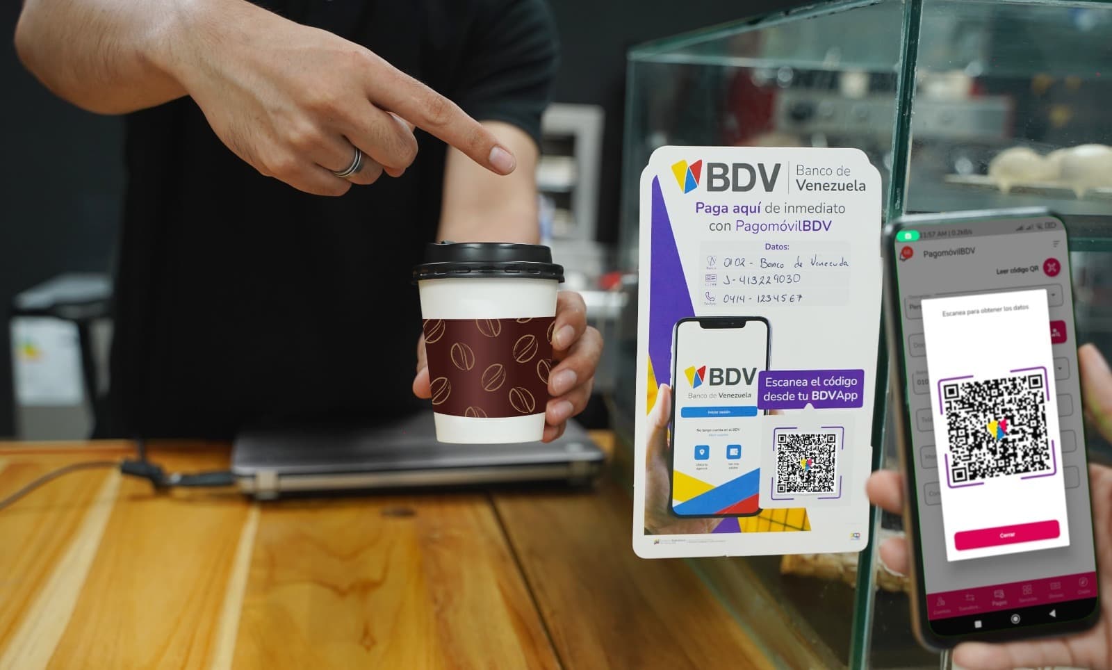 Como Realizar Pagomóvil BDV con código QR