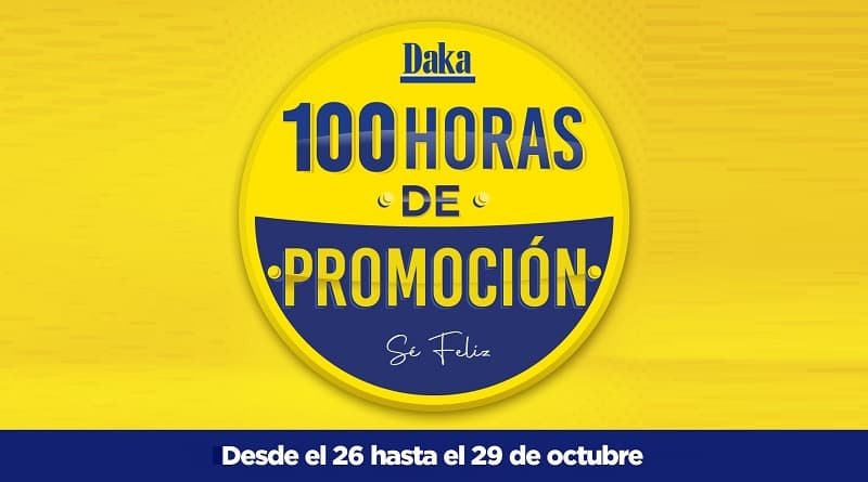 VUELVEN LAS 100 HORAS DE TIENDAS DAKA