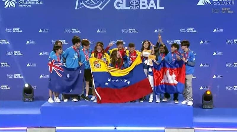 Venezuela Brilla en Robótica Internacional: Campeones del First Global Challenge