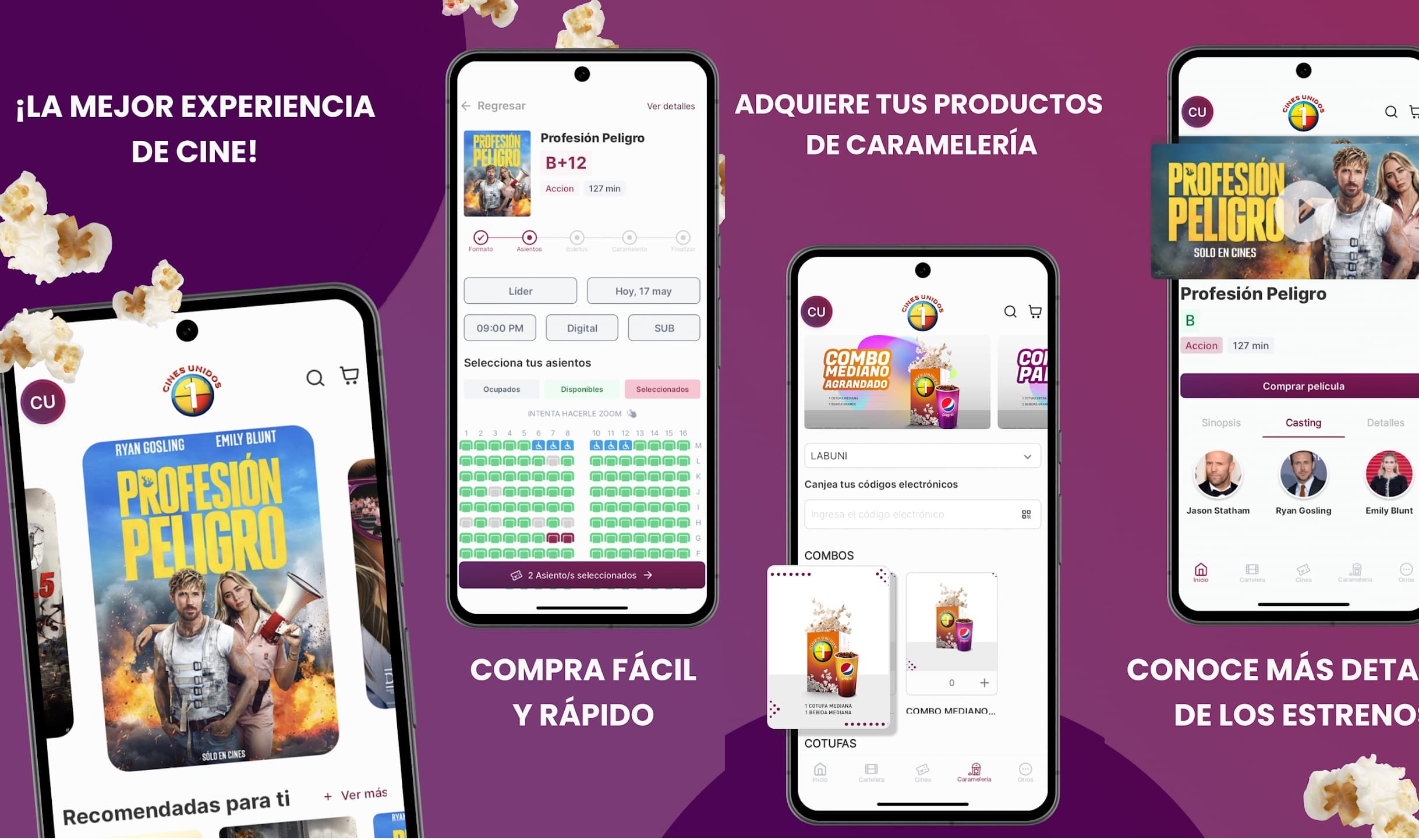 Cines Unidos lanza nueva app y renueva su web