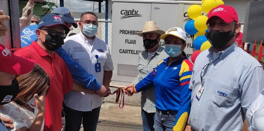 Cantv inauguró Nodo en Cazorla para conectar a 407 familias