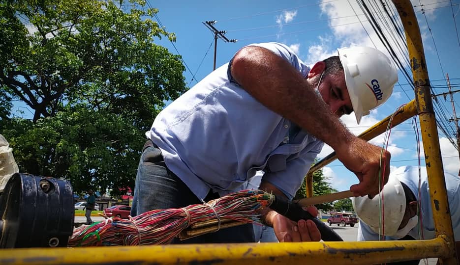Cantv solventó averías y repuso redes en 15 sectores de San Diego