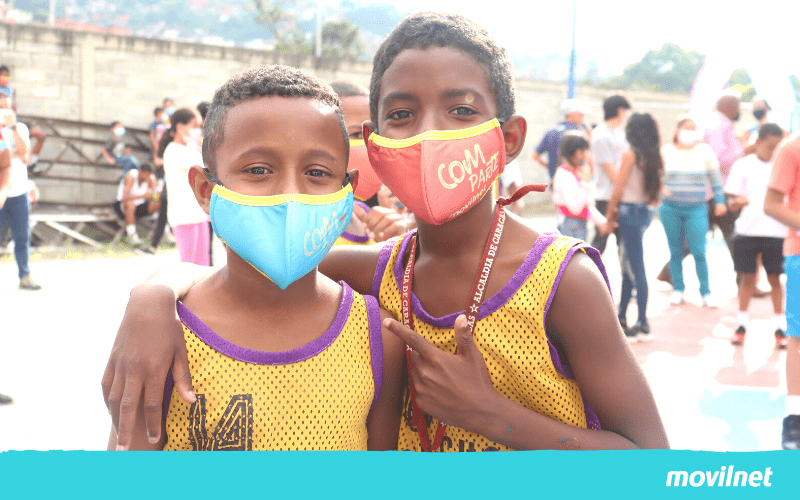 Movilnet y Fundación Manaure realizan clínica deportiva en San Agustín