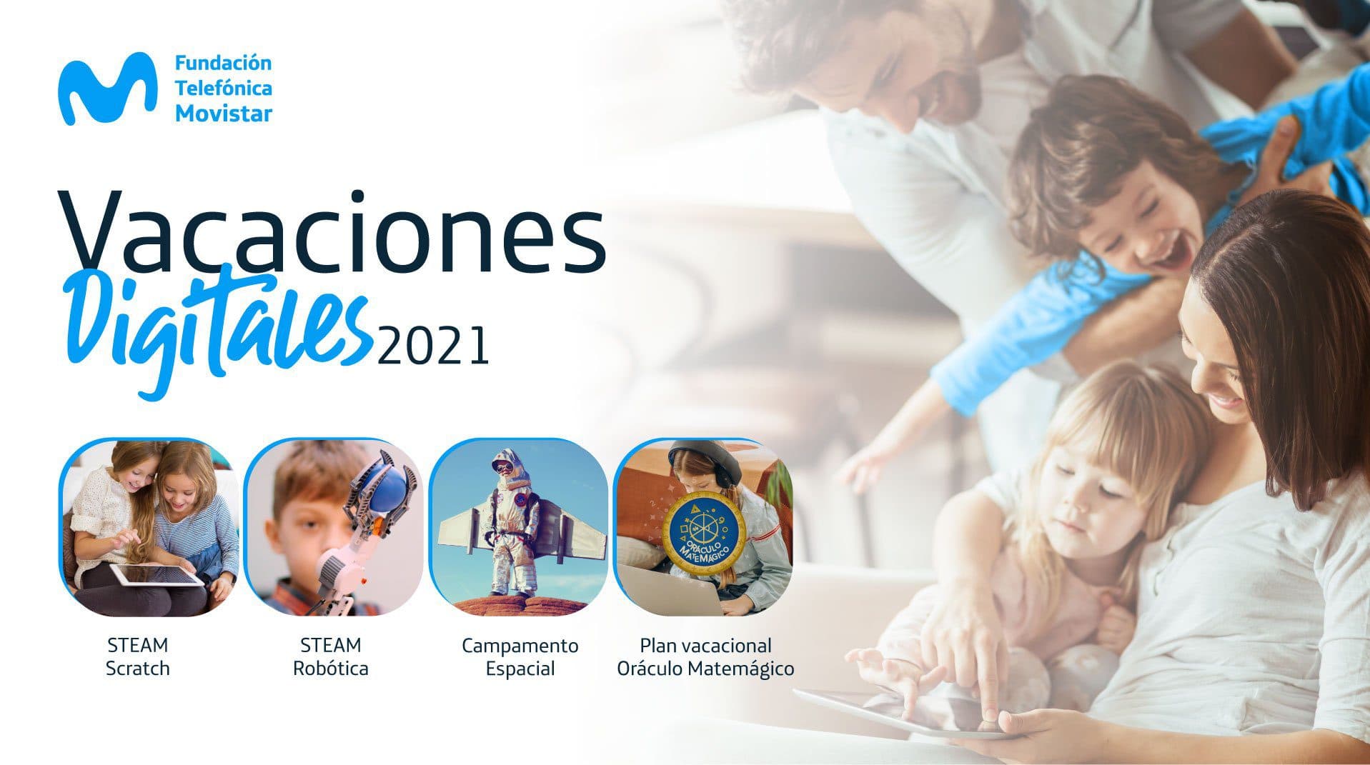 Fundación Telefónica Movistar trae una nueva edición de Vacaciones Digitales para acercar la ciencia y la tecnología a niños y jóvenes