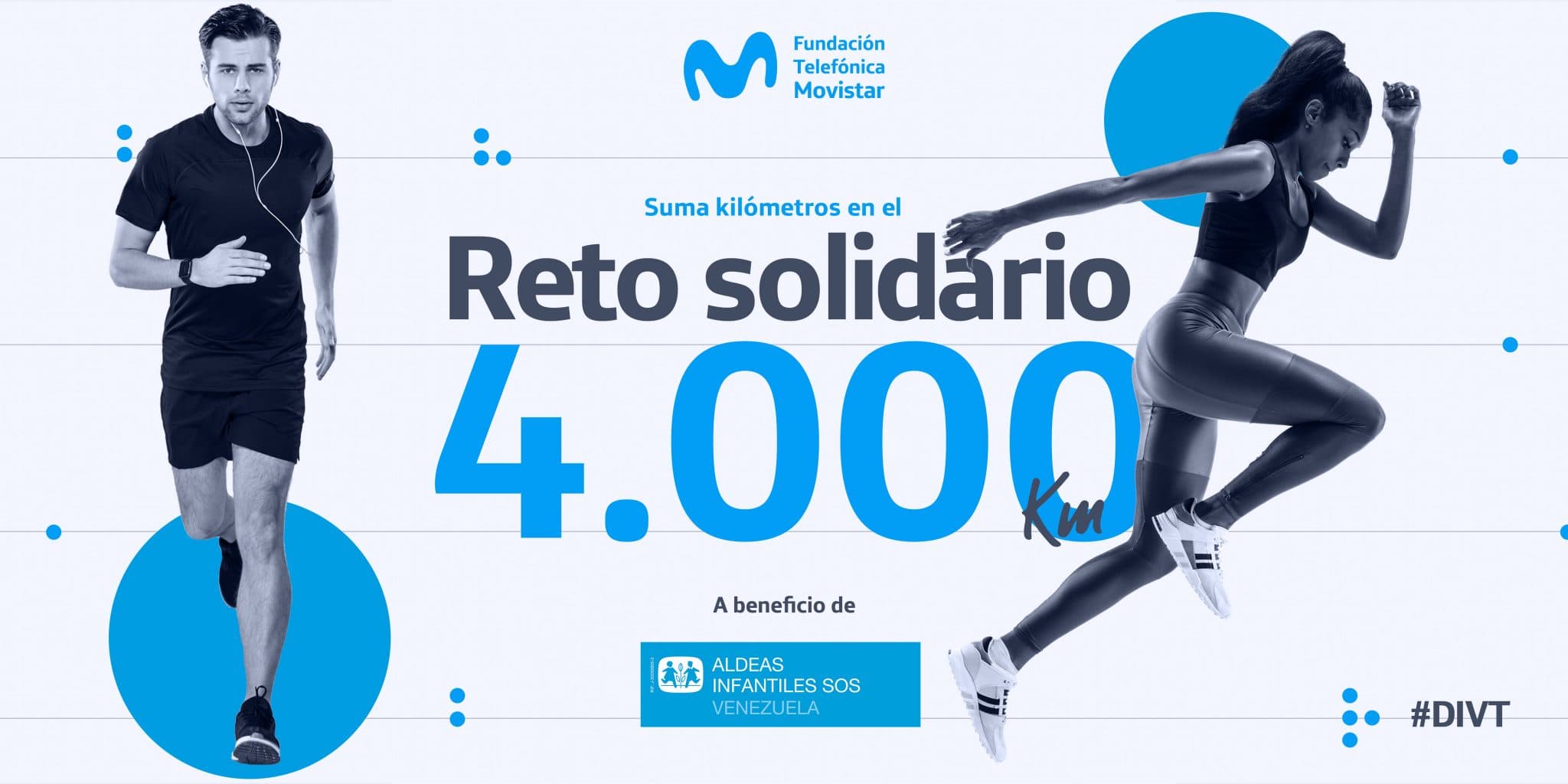 Fundación Telefónica Movistar activa Reto Solidario para sumar kilómetros en beneficio de Aldeas Infantiles SOS Venezuela