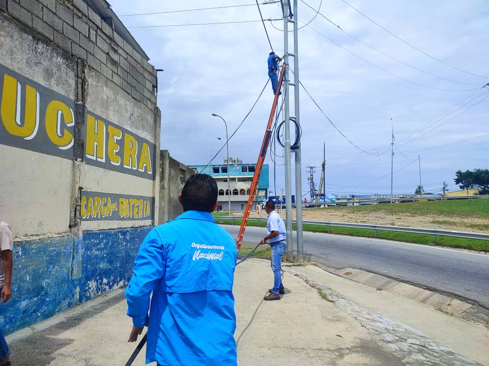 Cantv restablece servicios a 3.920 suscriptores del Eje Costero de Puerto Cabello