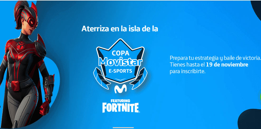 Copa MovistarESports Featuring Fortnite inicia inscripciones
