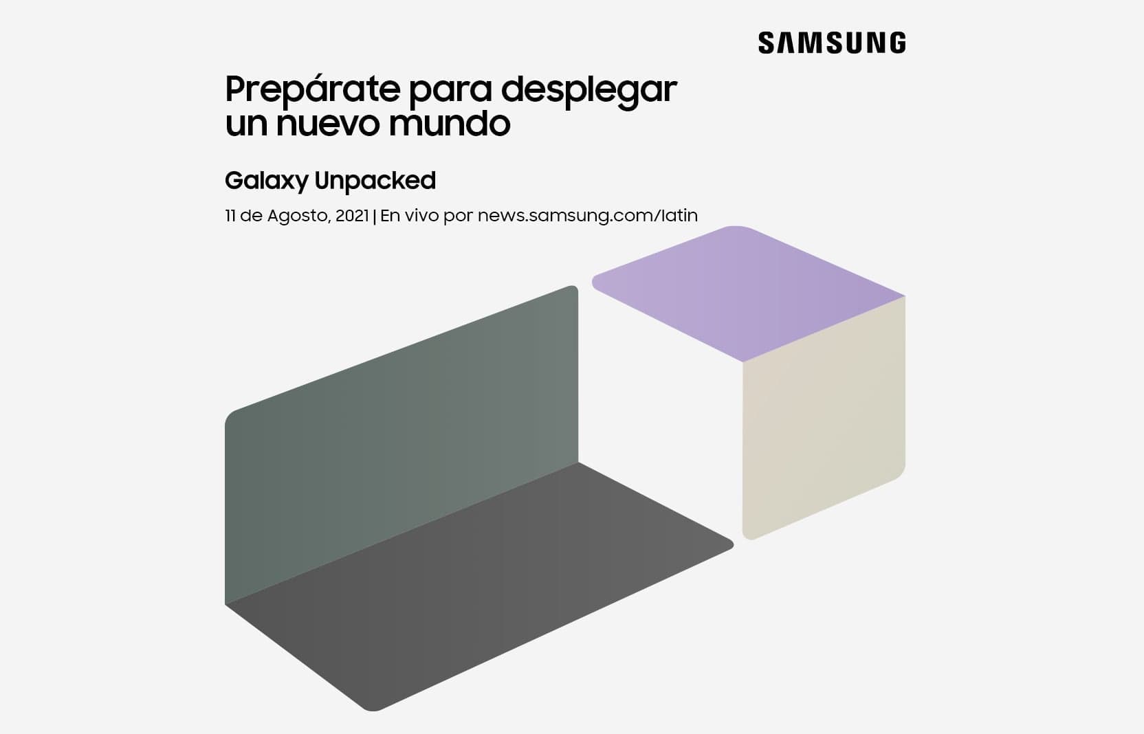 Samsung anuncia Galaxy Unpacked para el 11 de agosto, se esperan nuevos equipos plegables