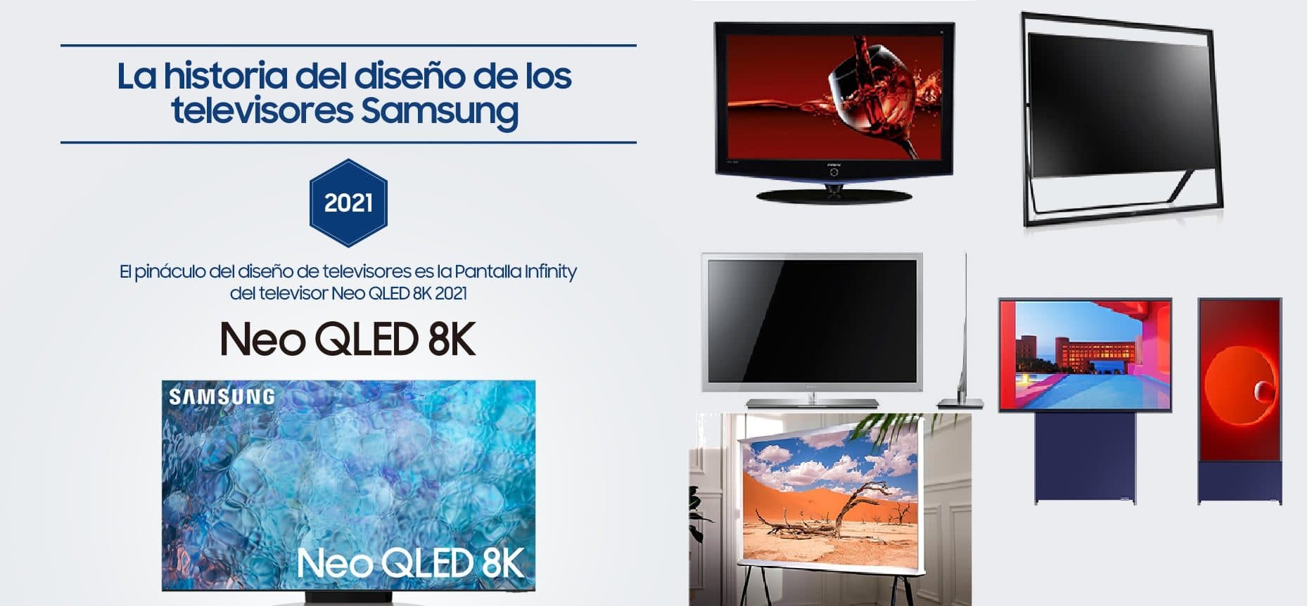 Conoce la historia del innovador diseño de los televisores de Samsung + infografía