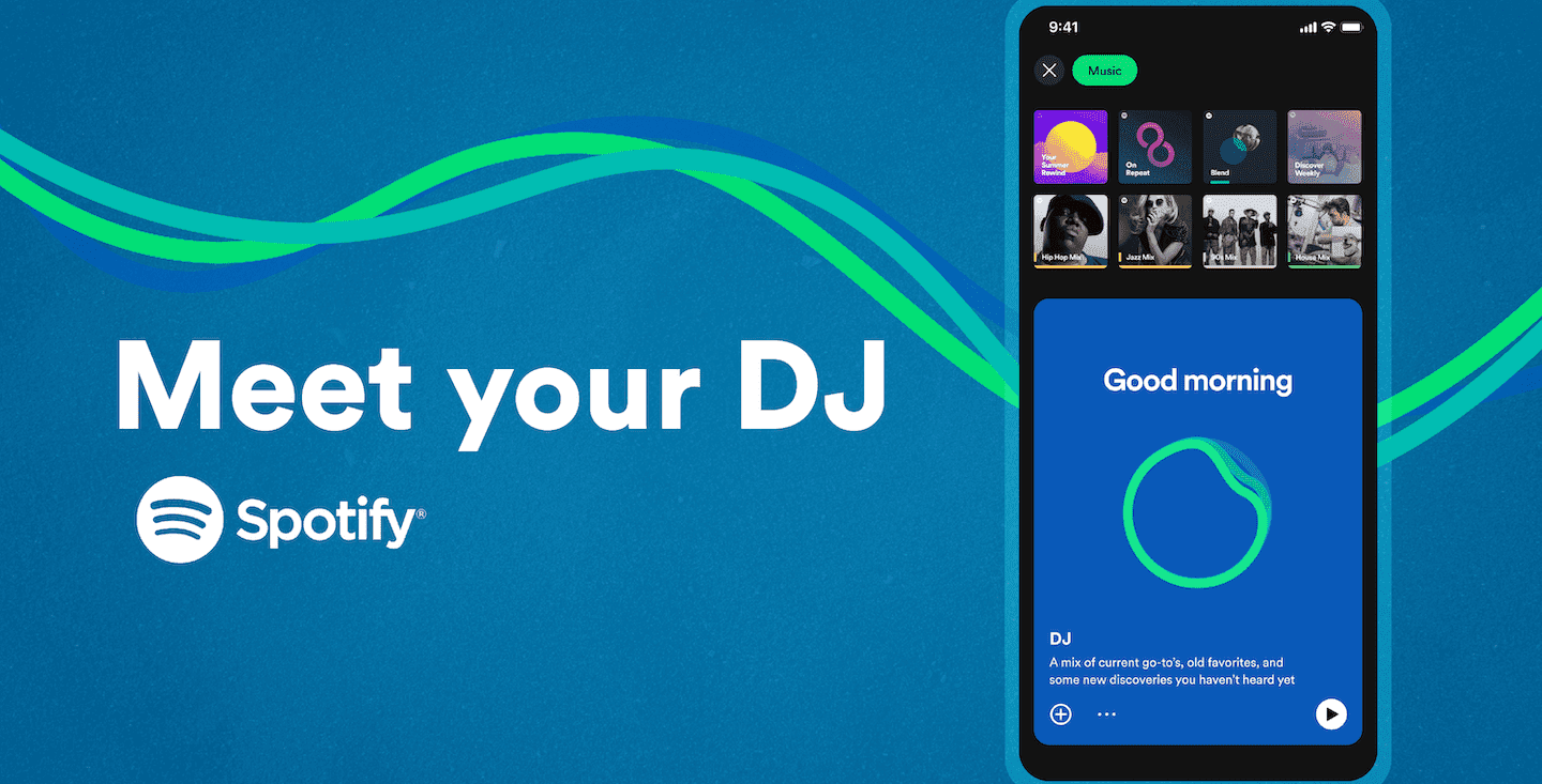 Spotify lanza una función de DJ personalizado basado en inteligencia artificial