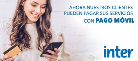 Inter: ahora puedes pagar tu factura usando Pago Móvil