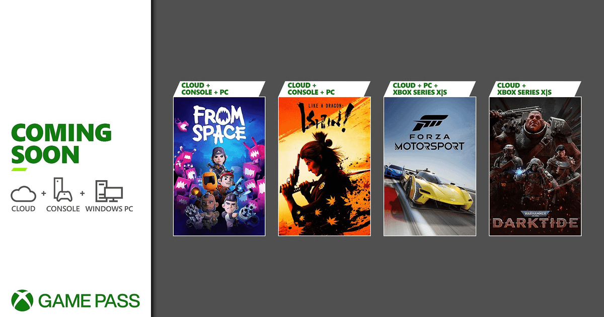 Microsoft anuncia nuevos juegos para Game Pass en octubre