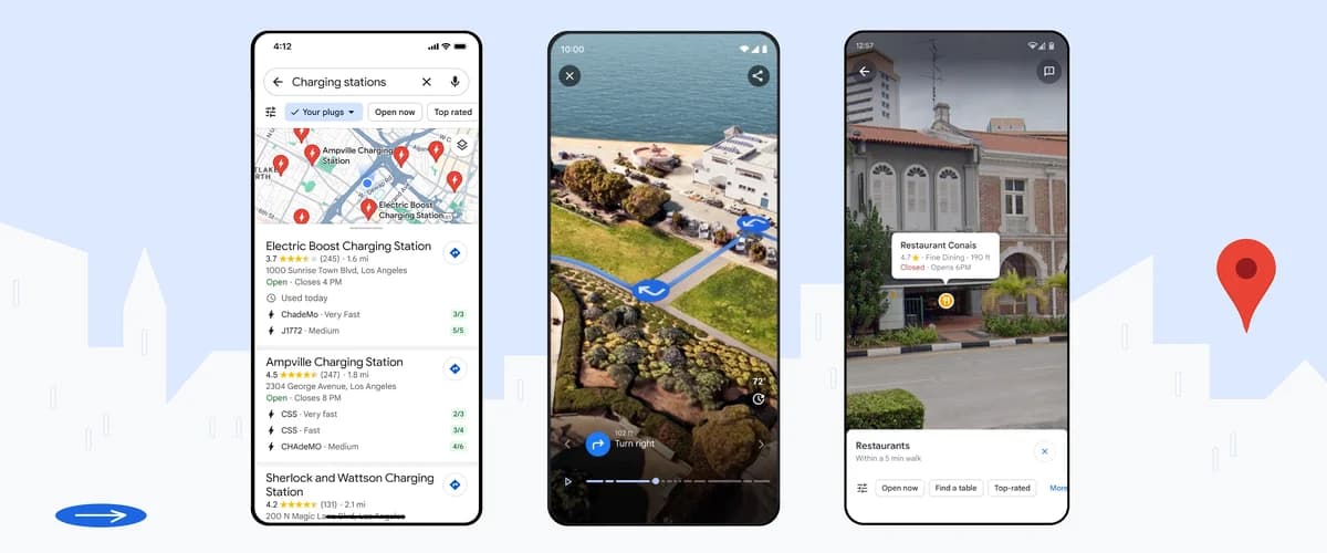 Las capacidades de inteligencia artificial llegan a Google Maps