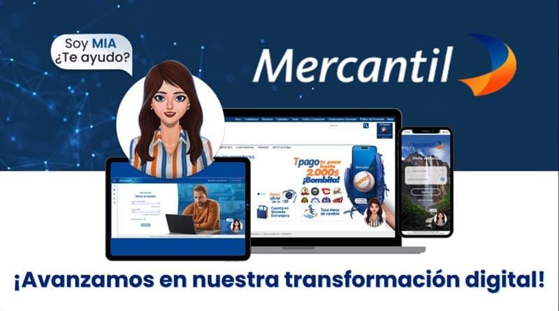 MIA, el chatbot de Mercantil, se renueva tras llegar a 8.5 millones de conversaciones