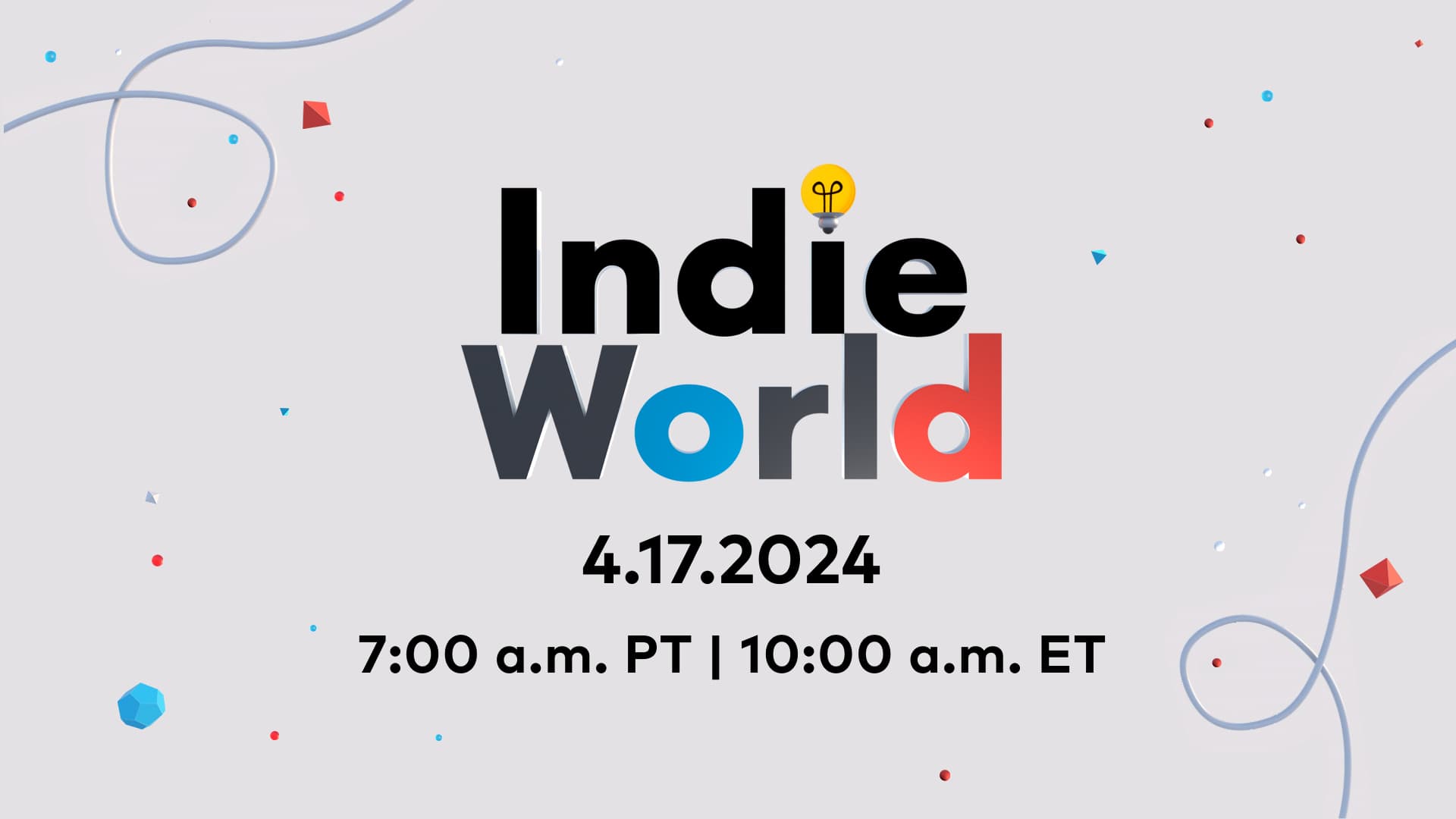 Nintendo prepara su Indie World con novedades para el Switch este 17 de abril