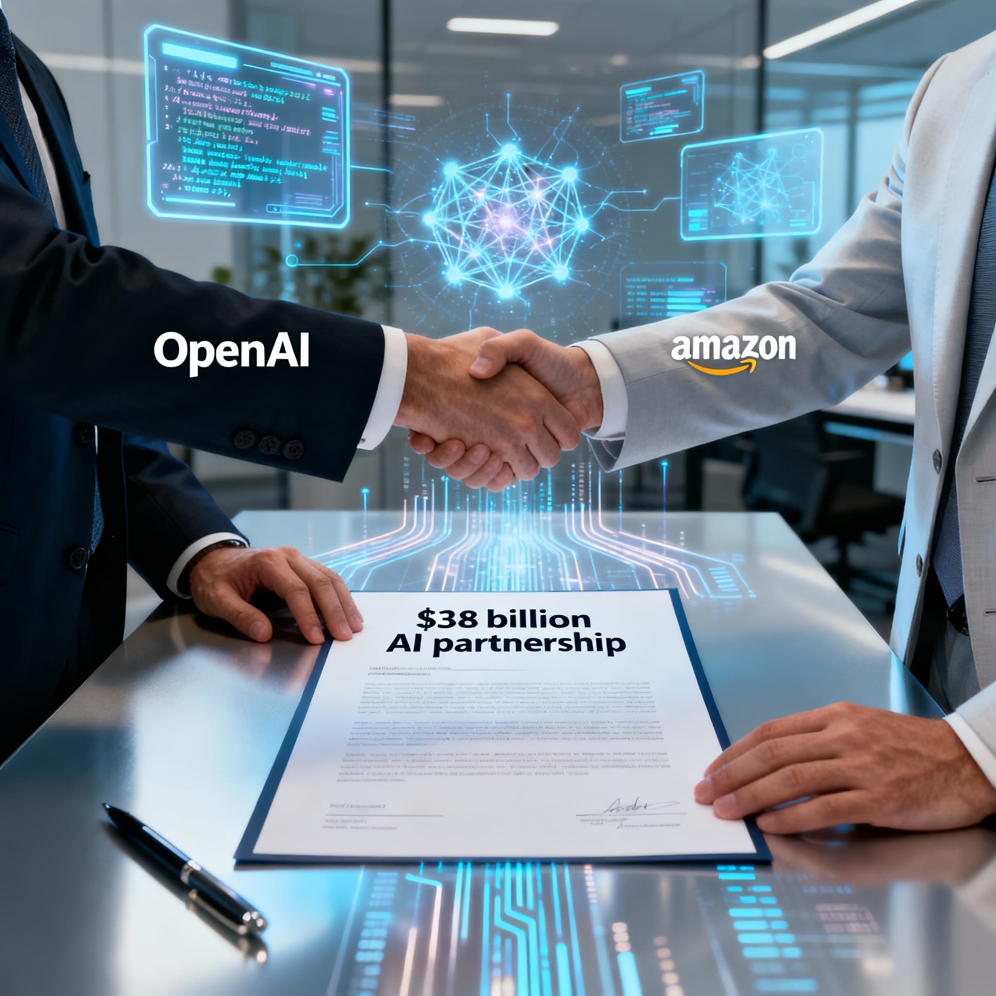 OpenAI firma un acuerdo de $38 mil millones con Amazon para potenciar la próxima generación de IA